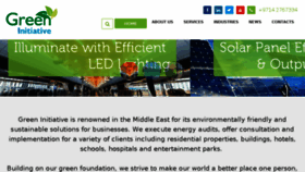 What Greeninitiative.me website looked like in 2018 (7 years ago)