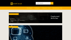 What Geekleak.dk website looked like in 2018 (5 years ago)