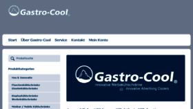 What Gastro-cool.com website looked like in 2018 (5 years ago)