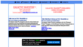 What Galacticinvestor.com website looked like in 2018 (5 years ago)