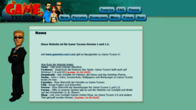 What Gametycoon.de website looked like in 2018 (5 years ago)
