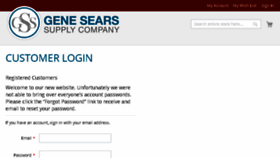 What Genesears.net website looked like in 2018 (7 years ago)