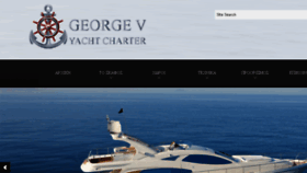 What Georgevyacht.gr website looked like in 2018 (5 years ago)