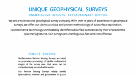 What Georesonance.com website looked like in 2018 (7 years ago)