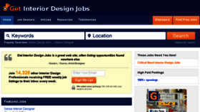 What Getinteriordesignjobs.com website looked like in 2018 (5 years ago)