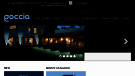 What Goccia.it website looked like in 2018 (7 years ago)