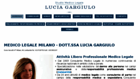 What Gargiulomedicolegale.it website looked like in 2018 (5 years ago)