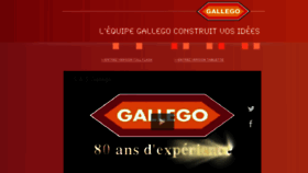 What Gallego.fr website looked like in 2018 (5 years ago)