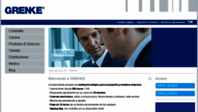 What Grenke.es website looked like in 2018 (8 years ago)