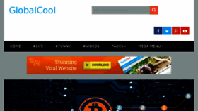 What Globalcool.org website looked like in 2018 (5 years ago)