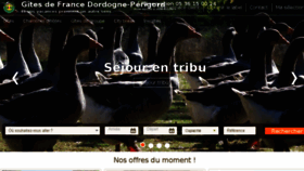 What Gites-de-france-dordogne.com website looked like in 2018 (5 years ago)