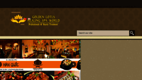 What Goldenlotusspa.vn website looked like in 2018 (5 years ago)