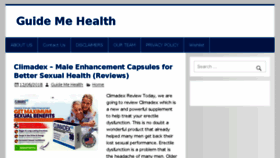 What Guidemehealth.com website looked like in 2018 (5 years ago)