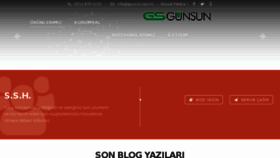 What Gunsun.com.tr website looked like in 2018 (5 years ago)