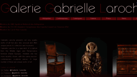What Gabrielle-laroche.com website looked like in 2018 (5 years ago)