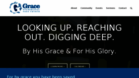 What Gracefreechurch.com website looked like in 2018 (5 years ago)