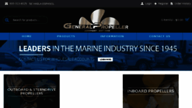 What Generalpropeller.com website looked like in 2018 (5 years ago)