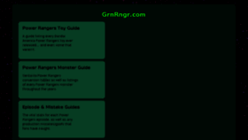 What Grnrngr.com website looked like in 2018 (5 years ago)