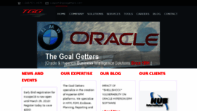 What Goalgetters.com website looked like in 2018 (5 years ago)
