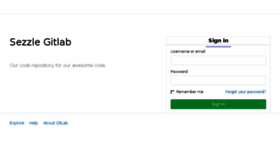What Gitlab.sezzle.com website looked like in 2018 (5 years ago)