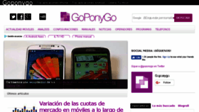 What Goponygo.com website looked like in 2018 (5 years ago)