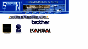 What Gsarkissianandsons.com website looked like in 2018 (5 years ago)