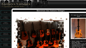 What Guitaresvintages.com website looked like in 2018 (5 years ago)