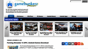 What Gamebunkerz.blogspot.in website looked like in 2018 (5 years ago)