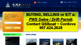 What Gsiboat.com website looked like in 2018 (5 years ago)