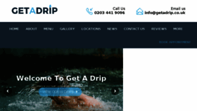 What Getadrip.co.uk website looked like in 2018 (5 years ago)