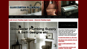 What Gloucesterplumbing.com website looked like in 2018 (5 years ago)