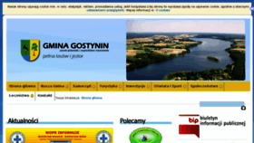 What Gminagostynin.pl website looked like in 2018 (5 years ago)