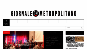 What Giornalemetropolitano.it website looked like in 2018 (5 years ago)