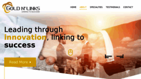 What Goldnlinks.com website looked like in 2018 (5 years ago)