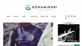 What Go-naminori.com website looked like in 2018 (5 years ago)