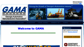 What Gama-georgia.org website looked like in 2018 (5 years ago)