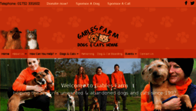What Gablesfarm.org.uk website looked like in 2018 (5 years ago)