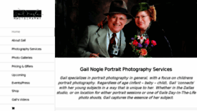 What Gailnoglephoto.com website looked like in 2018 (5 years ago)