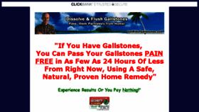 What Gallstoneremovalreport.com website looked like in 2018 (5 years ago)