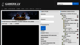 What Gamerx.lv website looked like in 2018 (5 years ago)