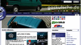 What Gaskutsche.de website looked like in 2018 (5 years ago)
