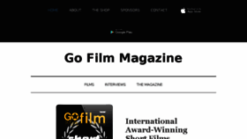 What Gofilmmagazine.com website looked like in 2018 (5 years ago)