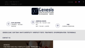 What Genesis-cy.com website looked like in 2018 (5 years ago)