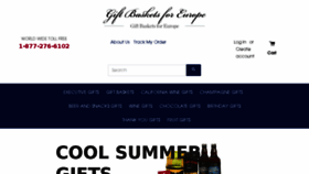 What Giftbasketsforeurope.com website looked like in 2018 (5 years ago)