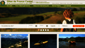 What Gites-de-france-cantal.fr website looked like in 2018 (5 years ago)