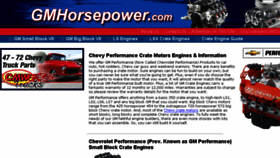 What Gmhorsepower.com website looked like in 2018 (5 years ago)