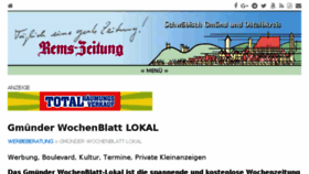 What Gmuender-wochenblatt.de website looked like in 2018 (5 years ago)