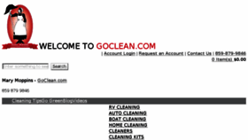 What Goclean.com website looked like in 2018 (5 years ago)