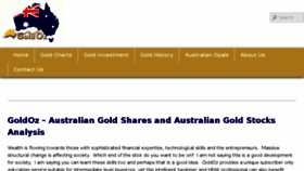 What Goldoz.com.au website looked like in 2018 (5 years ago)