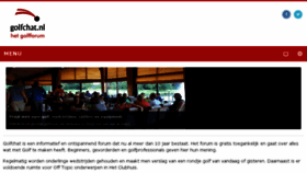 What Golfchat.nl website looked like in 2018 (5 years ago)